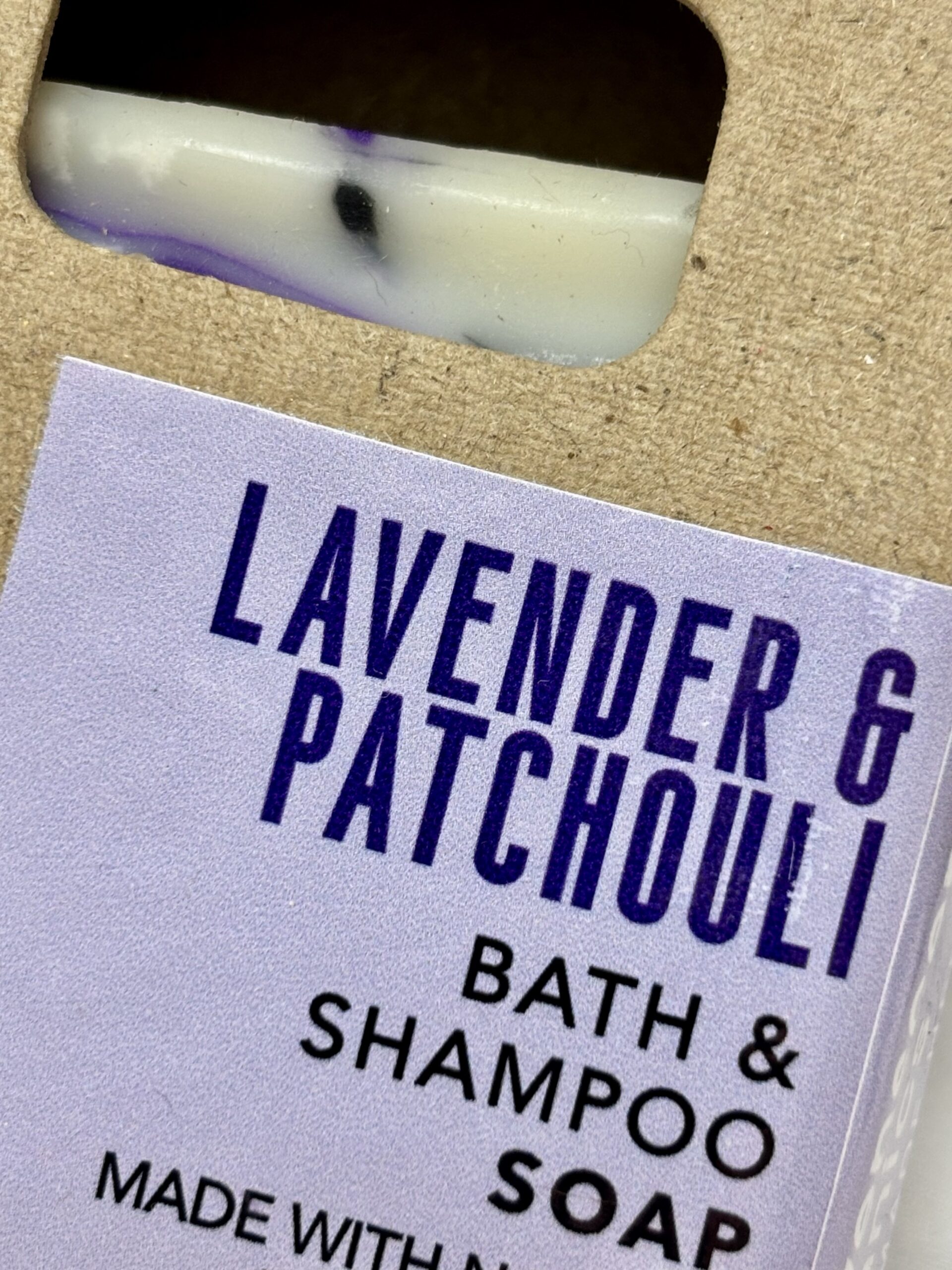 Charcoal and Lavender Soap - Image 2