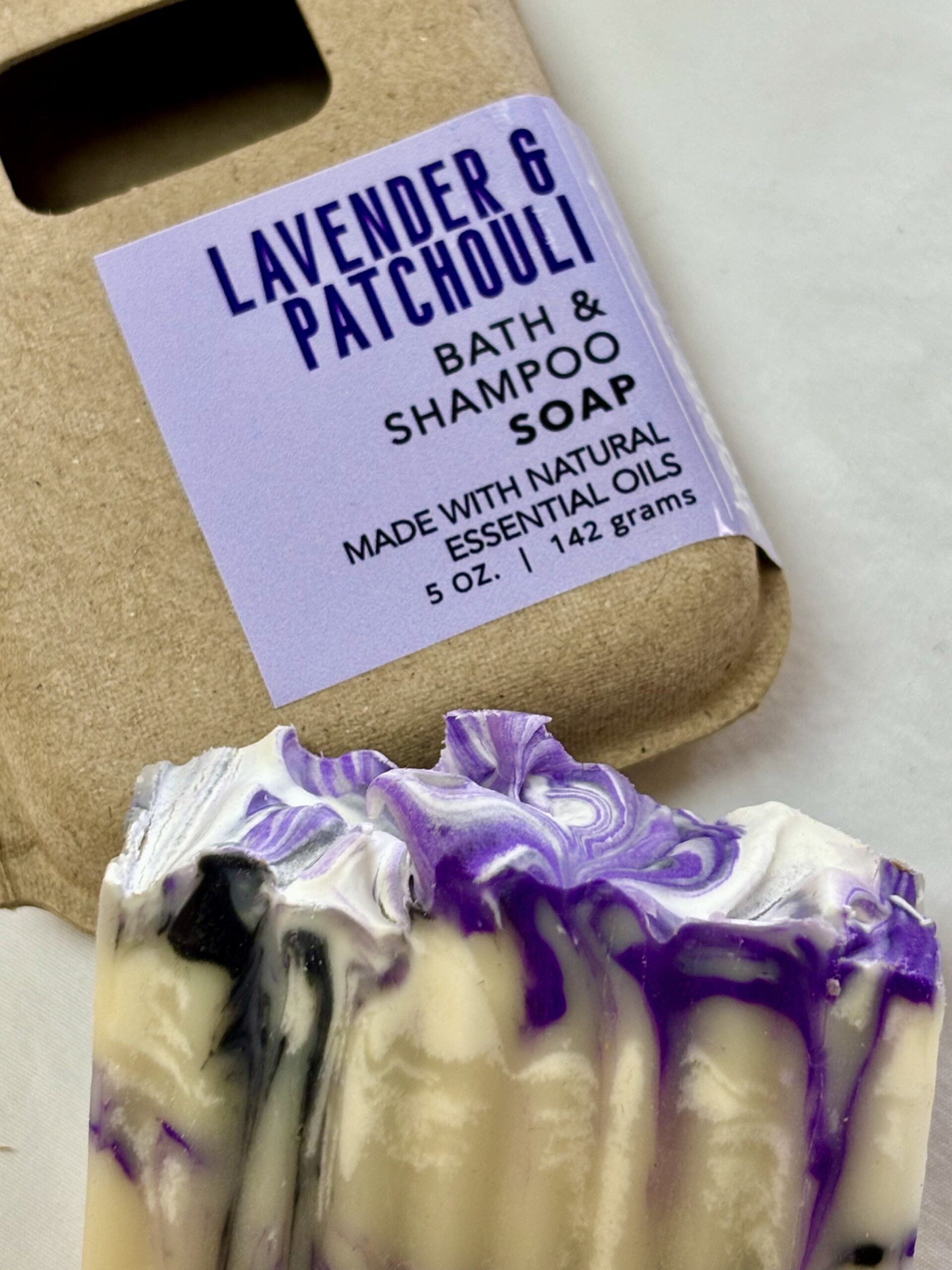Charcoal and Lavender Soap