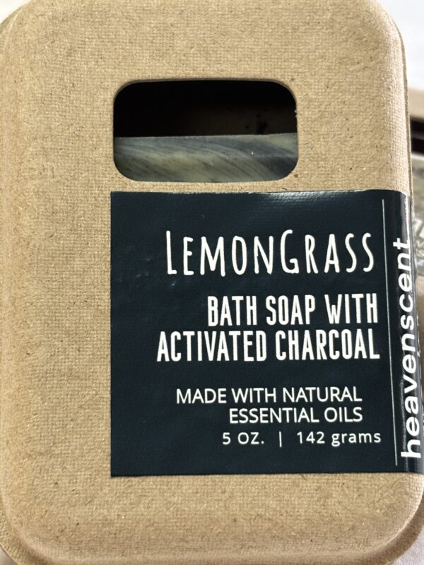 Lemongrass Charcoal Soap - Image 2